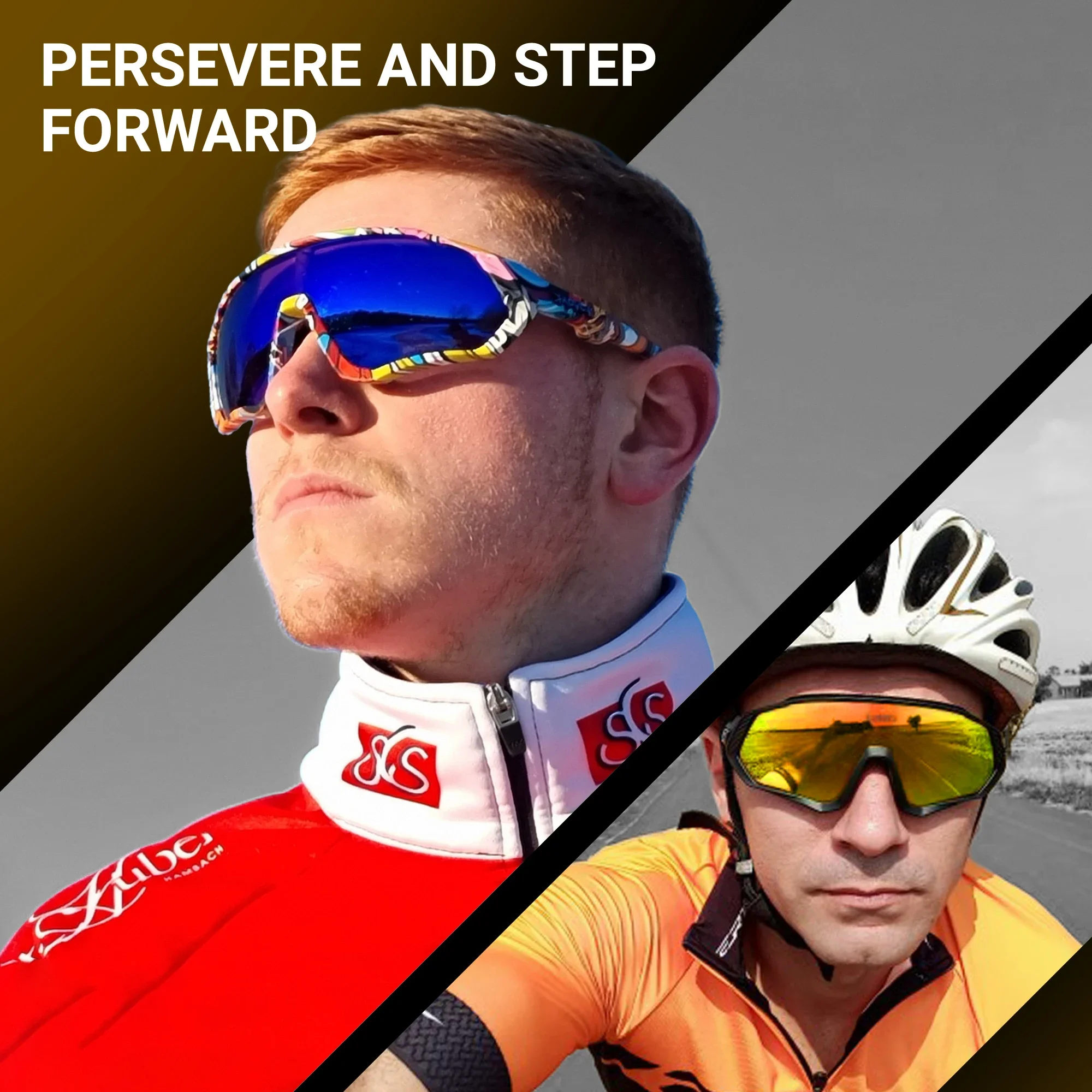 Kapvoe homens polarizados ócul - Mountain Biking Goggles avaliação e preço