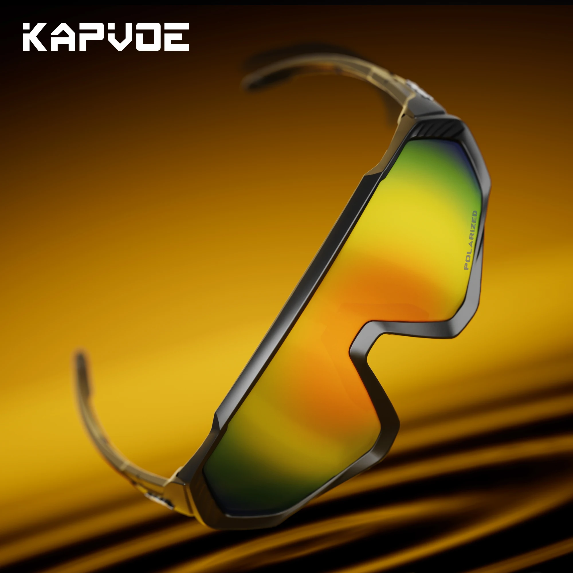 Kapvoe homens polarizados ócul - Mountain Biking Goggles avaliação e preço