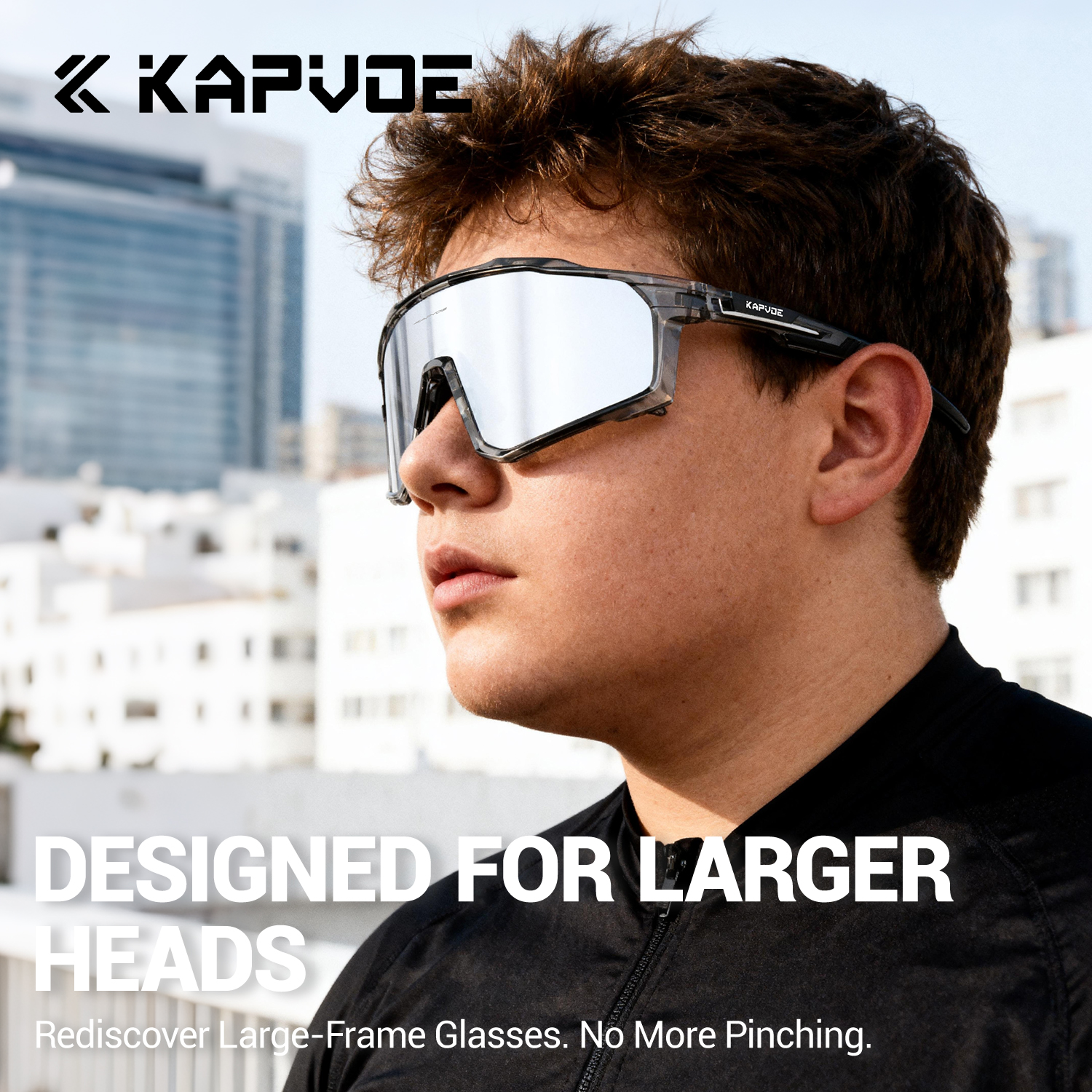 Kapvoe tamanho grande ciclismo - Mountain Biking Goggles avaliação e preço