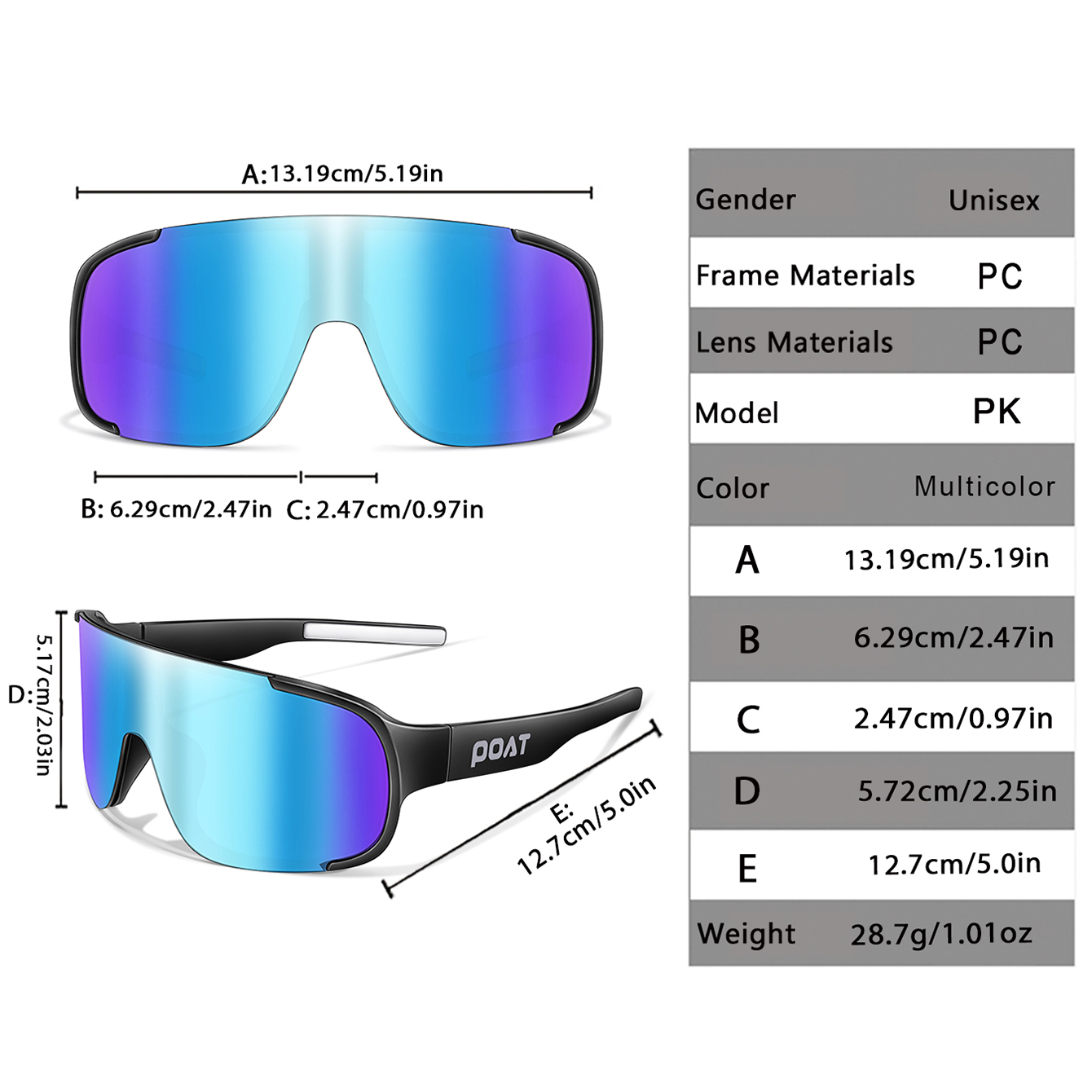 Óculos de Ciclismo POAT UV400  - Mountain Biking Goggles avaliação e preço