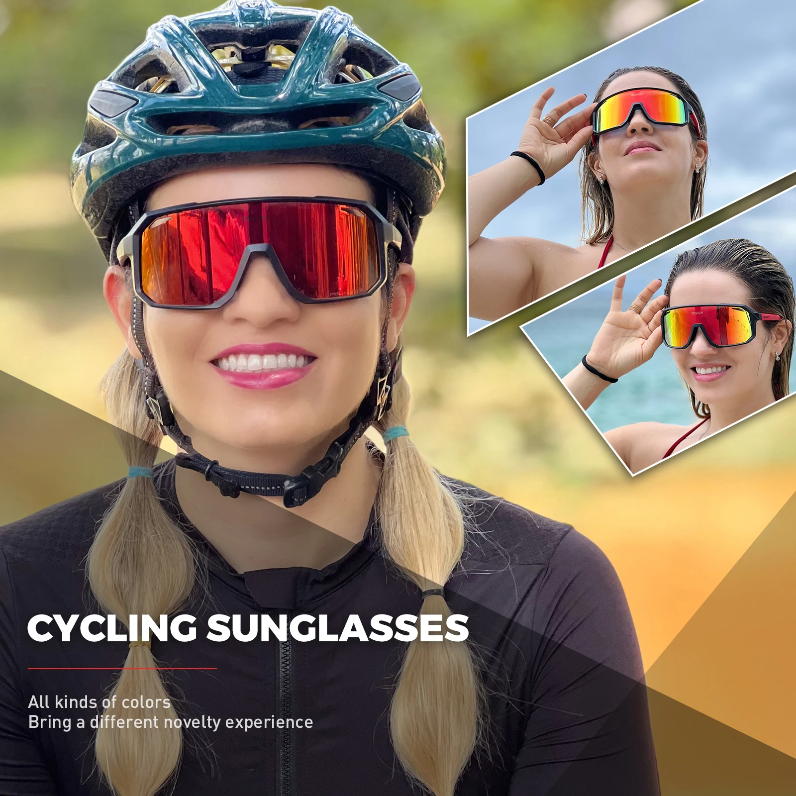 Scvcn novo ciclismo óculos de  - Mountain Biking Goggles avaliação e preço