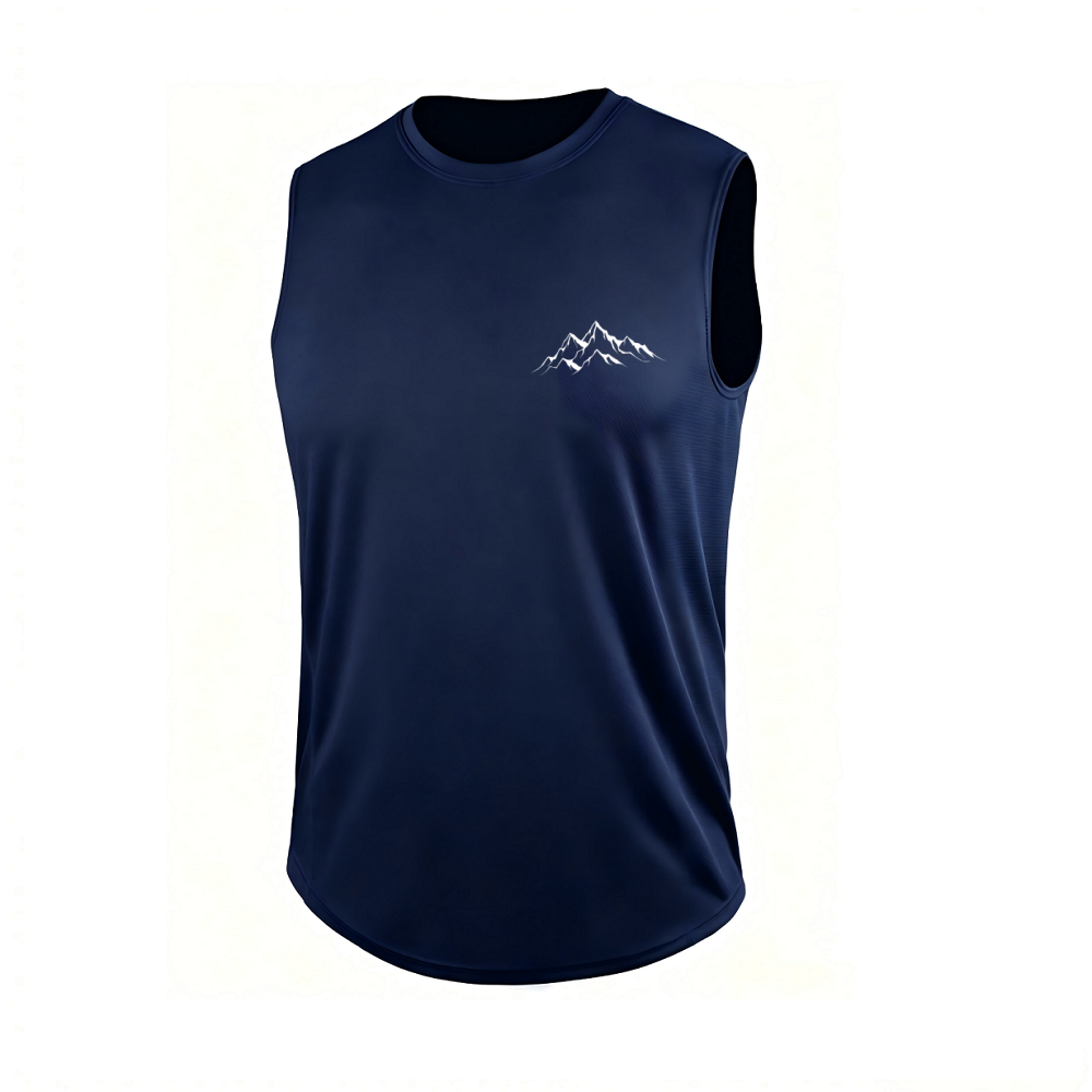 Camiseta masculina com estampa - Mountain Biking Vest avaliação e preço