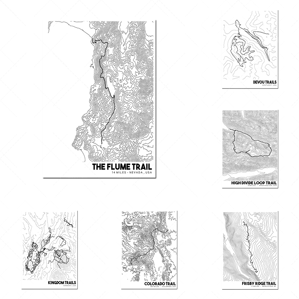 Mapa topográfico Pinnacle Moun - Mountain Biking Arkansas avaliação e preço